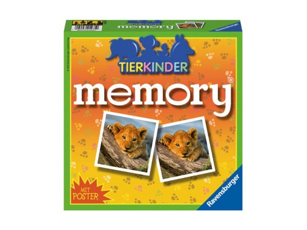 Spiel Memory Ravensburger Tierkinder