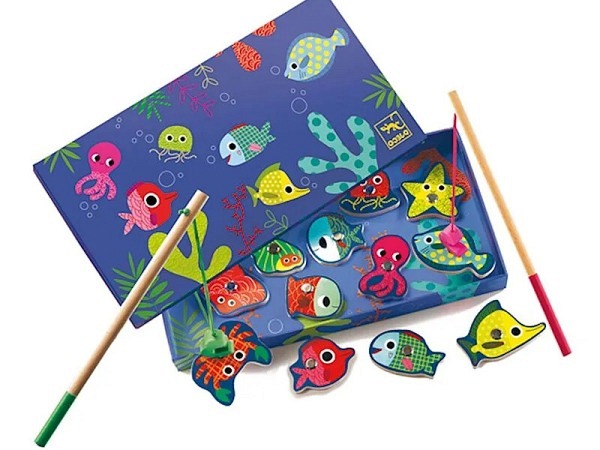 Spiel Djeco Magnetspiel Fishing Colour