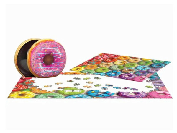 Puzzle Eurographics Donut Rainbow Blech 550tlg.
