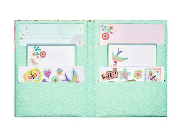 Briefpapier Moses Flowers und Friends Set 20Teil..