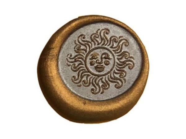 Petschaft Classic Seals 17mm rund Sonne