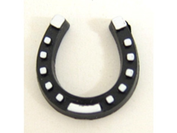 Streudeko Hufeisen 15mm schwarz 