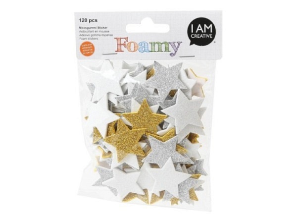 Streudeko I am creative Foamy Glitter Sterne