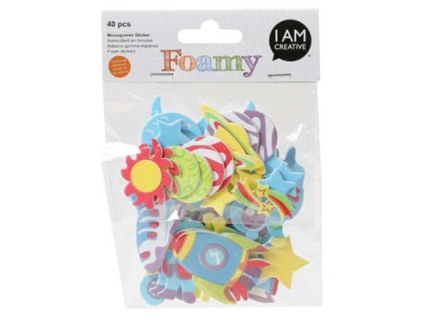 Streudeko I am creative Foamy Weltraum