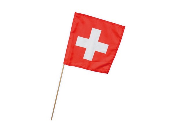 Fahne Weco Schweiz 30x30cm