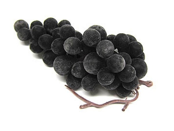 Dekoblumen Früchte Traubenbund 18cm