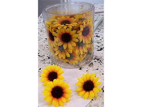 Streudeko Sonnenblumenblüte 40mm Box