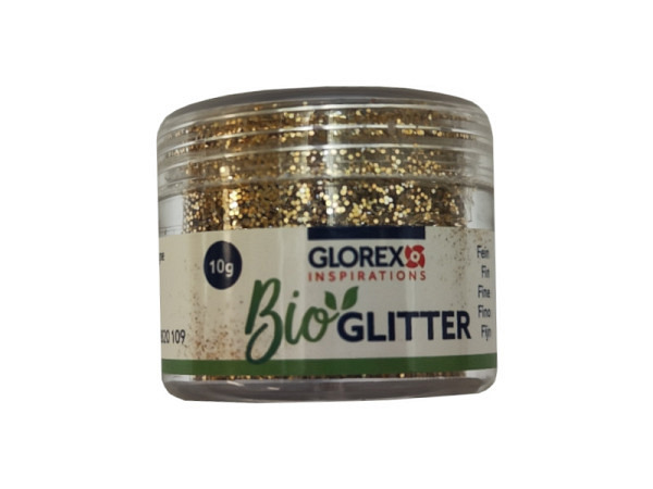 Glitter Glorex Bio Glitter fein 10g Champagner