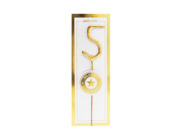 Kerzen Wondercandle Wunderkerze Mini Zahl 5