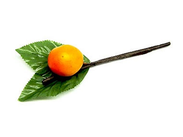Dekoblumen Früchte Aprikosen-pick 