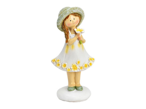 Deko Blumenmädchen aus Poly