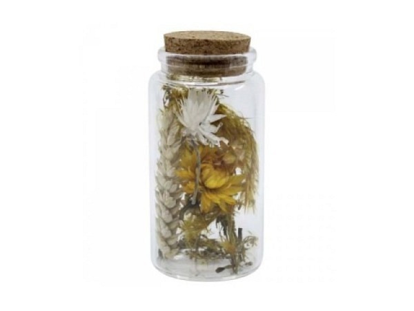 Dekoblumen Artoz Trockenblumen im Glas