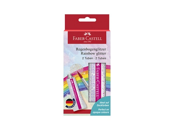 Glitter Faber-Castell Rainbow tube 2x12ml