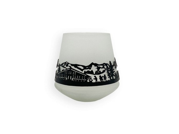 Windlicht Lumière des Alpes Heimat mini 10x10x10cm 