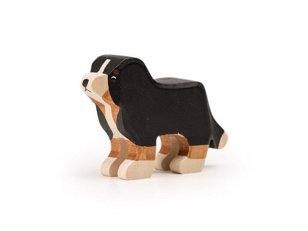 Deko Hund Bernersenn mittel, 7,5x5x2cm