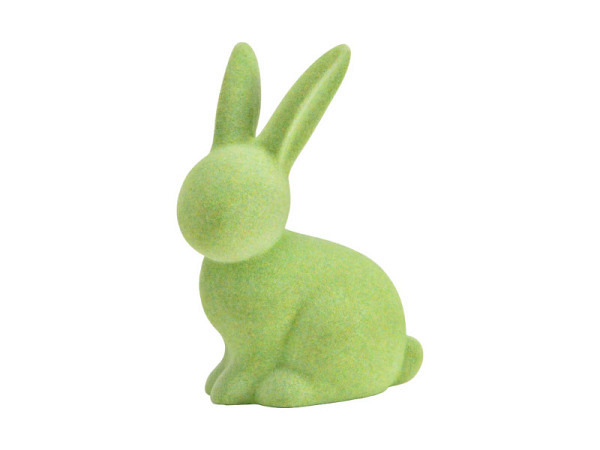 Deko Hase aus Keramik grün