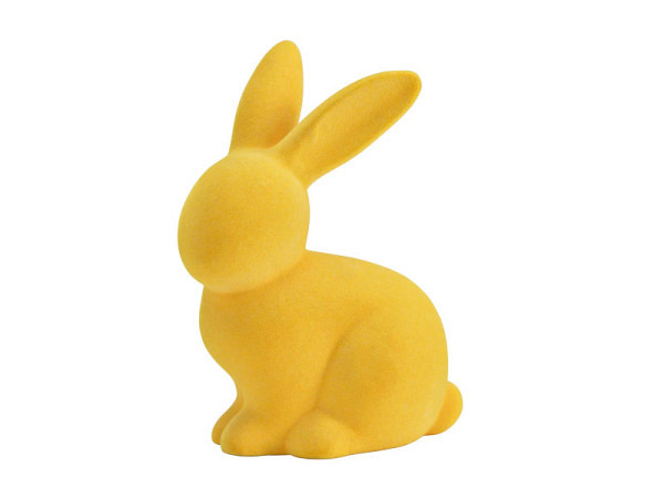 Deko Hase aus Keramik gelb