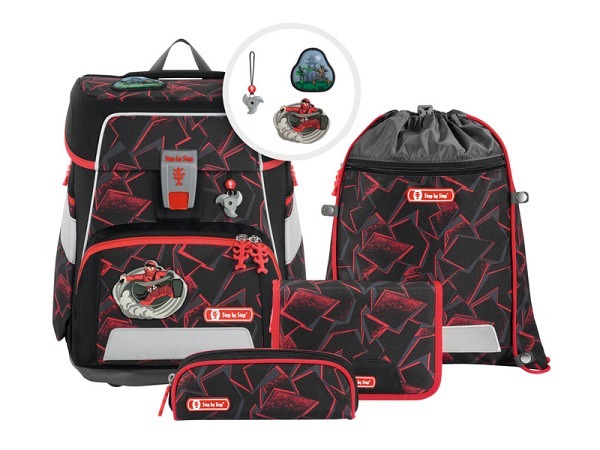 Rucksack Step by Step Space Ninja Yuma 5-tlg. Set