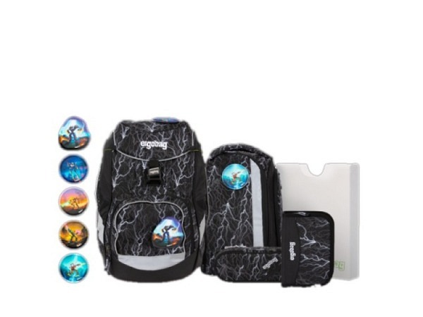 Rucksack Ergobag Pack Reflex Glow Edition Super ReflektBär Set 6tlg