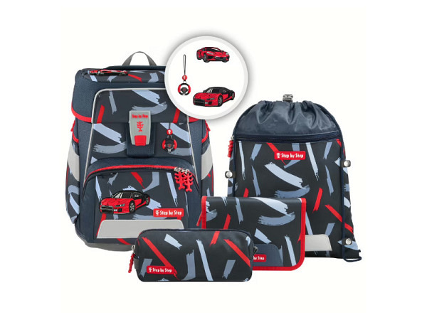 Rucksack Step by Step Space Sports Car Mick Set 5tlg.