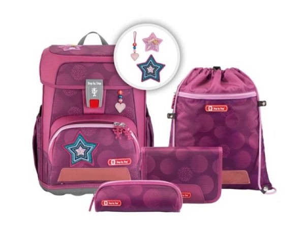 Rucksack Step by Step Cloud Glamour Star Set 5tlg