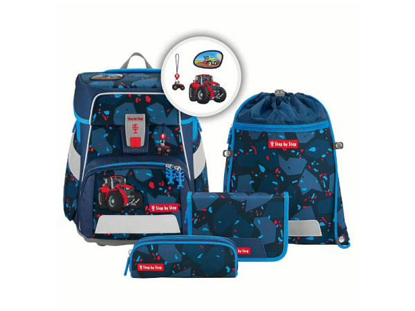 Rucksack Step by Step Space Tractor Freddy Set 5tlg.