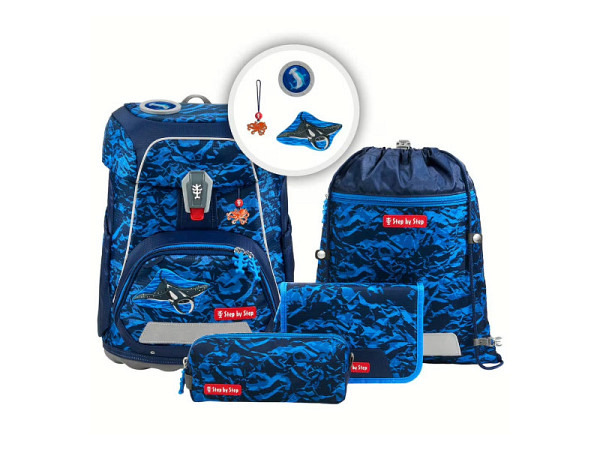 Rucksack Step by Step Fit Manta Rio Set 5tlg.
