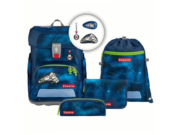 Rucksack Step by Step Cloud Starship Galactus Set 5tlg.