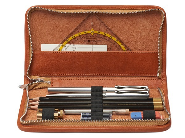 Etui Sonnenleder Nietzsche braun 