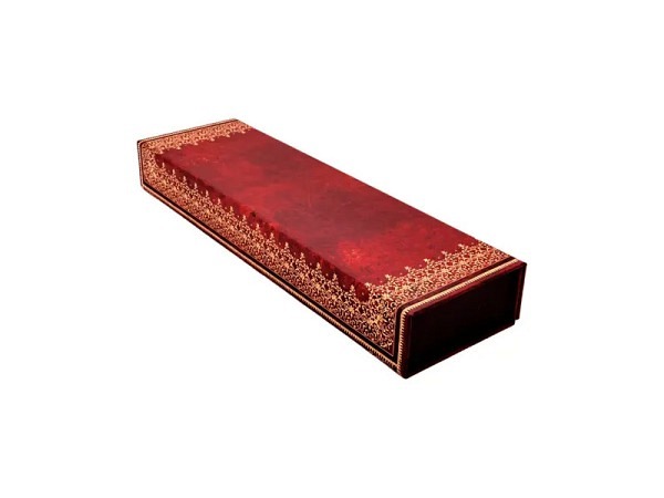 Stifteetui Paperblanks Klapp-Version aus Faux-Leder, Gold 22x6,8x3cm