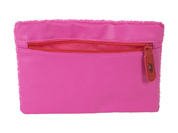 Kosmetiktasche Diddl Plüsch pink