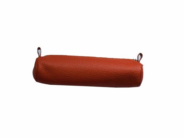 Schlamperetui ASL Afrika klein Rindleder genarbt orange