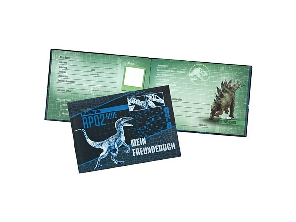 Freundschaftsbuch Sombo Jurassic World A5 Querformat