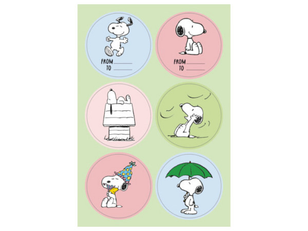 Aufkleber Braun&Company Snoopy Happy Day 