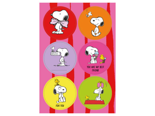 Aufkleber Braun&Company Snoopy Neon 11,5 x17cm