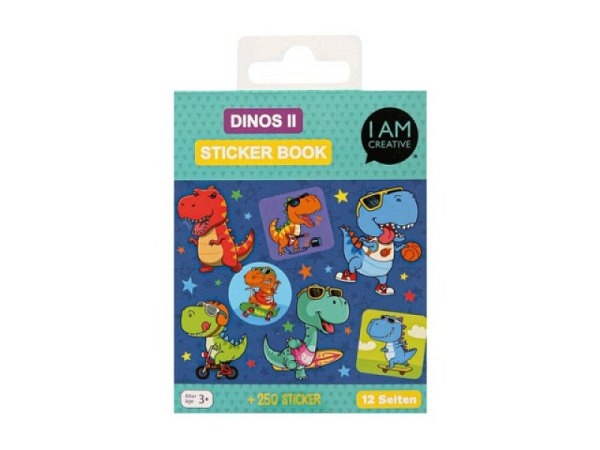 Stickeralbum I am creative Dino 2