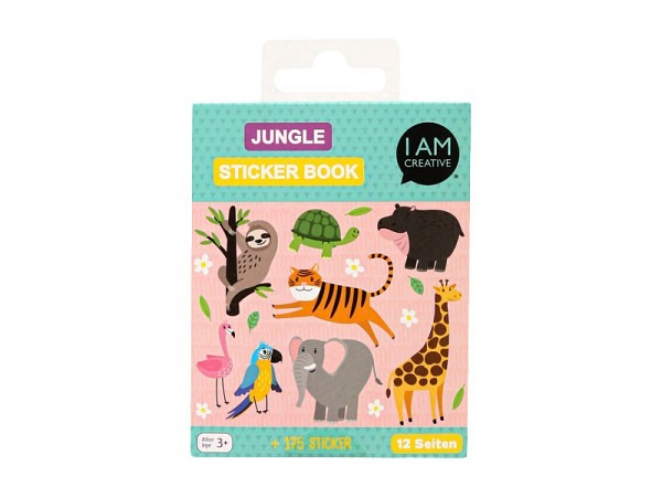 Stickeralbum I am creative Jungle