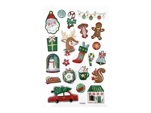 Aufkleber Braun&Company Stickers Happy X-mas