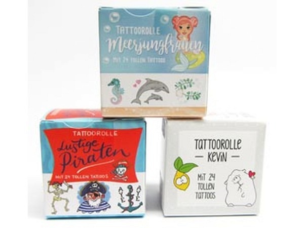 Aufkleber Kindertattoo-Rolle 1m