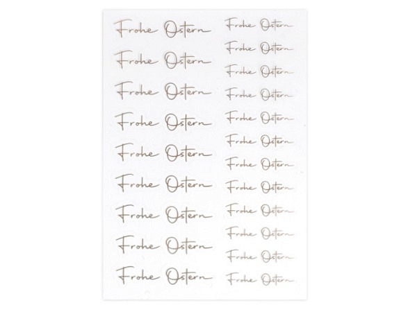 Aufkleber Artoz Sticker Frohe Ostern 6 Bögen