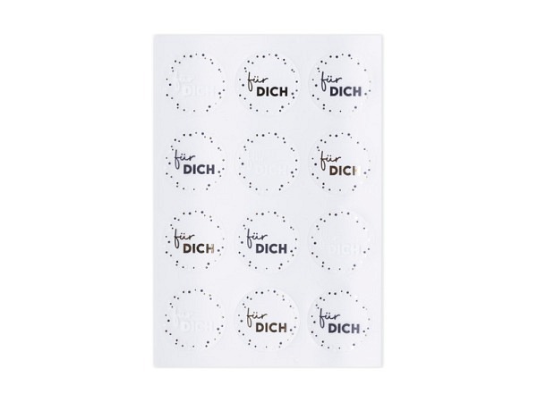 Aufkleber Artoz Sticker transparent für dich