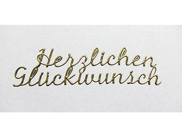 Aufkleber Bottsa Herzlicher Glückwunsch