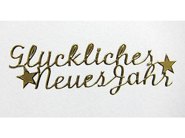 Aufkleber Bottsa Glückliches neues