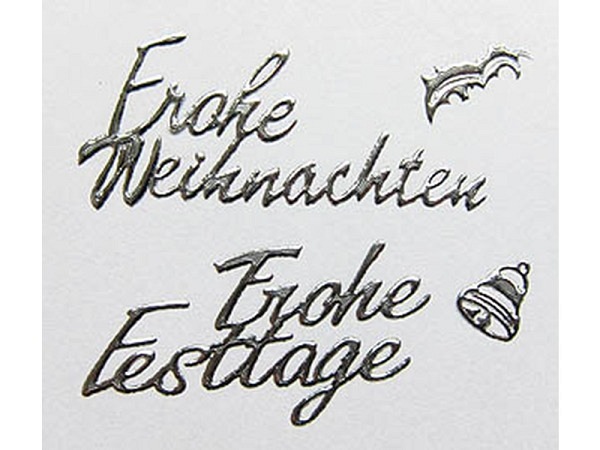 Aufkleber Bottsa Frohe Weihnachten
