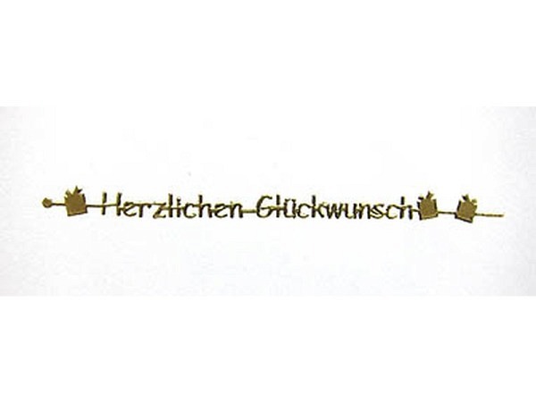 Aufkleber Bottsa Herzlicher Glückwunsch