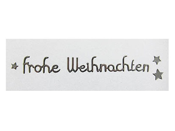 Aufkleber Bottsa Frohe Weihnacht