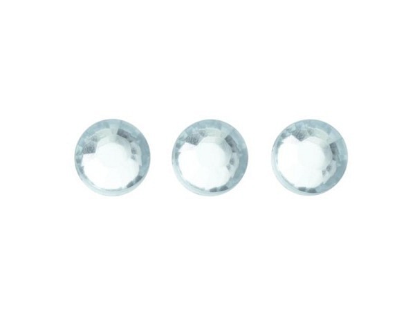 Aufkleber Glorex Schmucksteine crystal 4mm, 240 Stk, selbstklebend