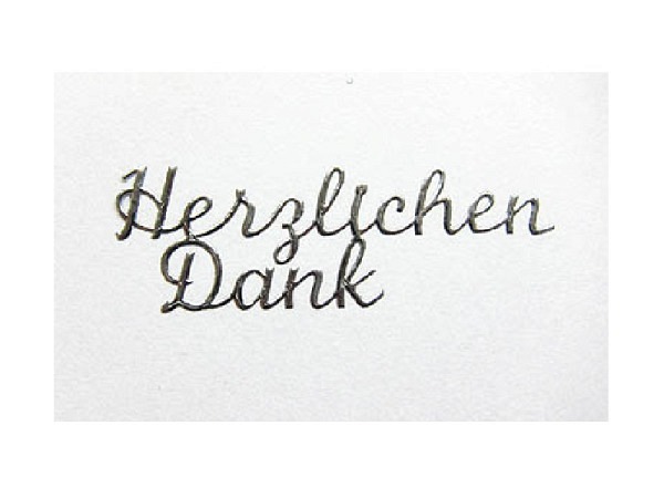 Aufkleber Bottsa Herzlichen Dank