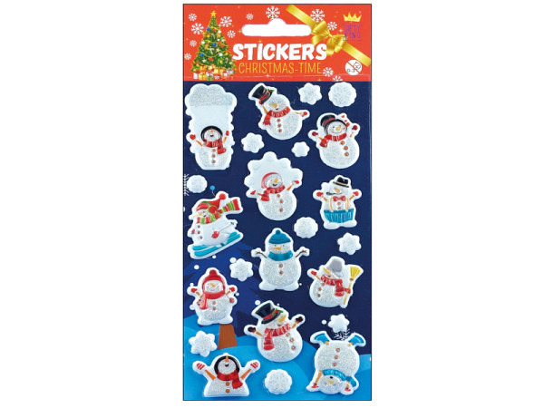 Aufkleber Gifty King 3D-Effekt Weihnachtsmann