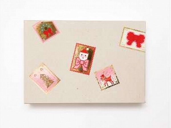 Aufkleber PaperPoetry Christmas Mail, 5x5cm